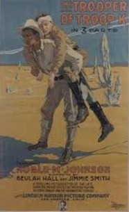 Jan. 1917
The Trooper of Troop K, starring Noble Johnson, tells the story of a Black U.S. Army cavalry unit in an expedition against the forces of a renegade Mexican general along the Texas-Mexico border which leading to a full-scale battle. (IMDb)