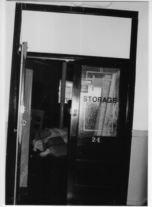 Fixture, Door, Black-and-white, Rectangle