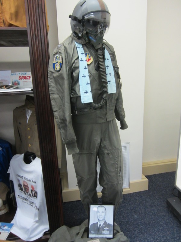 Col. Calvin Anderson's Vietnam Era flight suit.