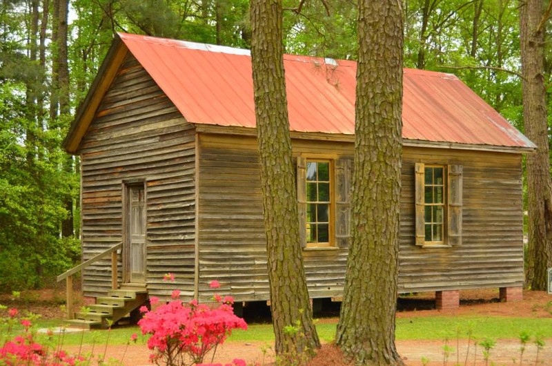 Restored schoolhouse.