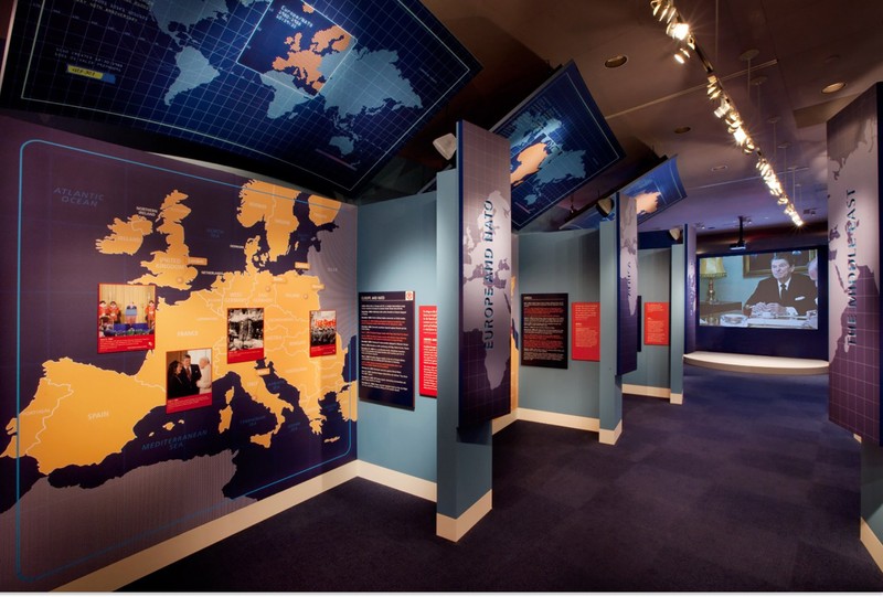 Space, Map, Exhibit, Wall