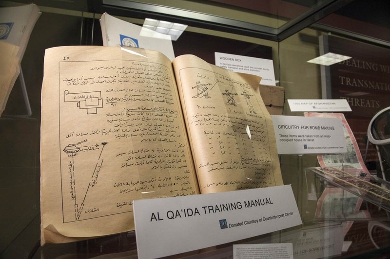 Al Qa'ida Training Manual at the Museum