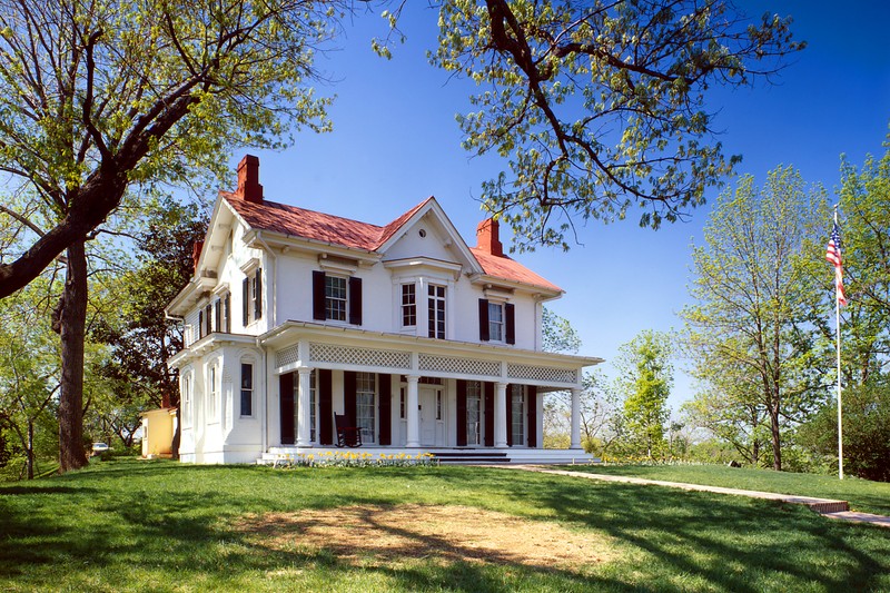 Originally bought by John Van Hook in 1855, Douglass named the home Cedar Hill and lived here from 1877 to his death in 1895.