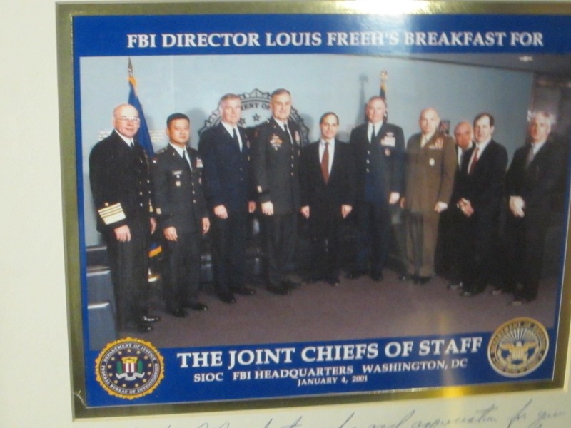 This is a photo of General Henry "Hugh" Shelton (Ret.). Gen. Shelton was Chairman of the Joint Chief of Staff (JCS) from 1995-2001