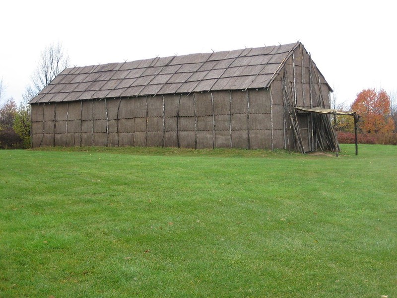 Ganondagan State Historic Site was once the location of the largest Seneca village of the 17th century. This reconstructed longhouse gives visitors an idea of what longhouses used to look like.