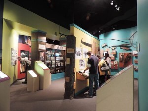 View inside the museum