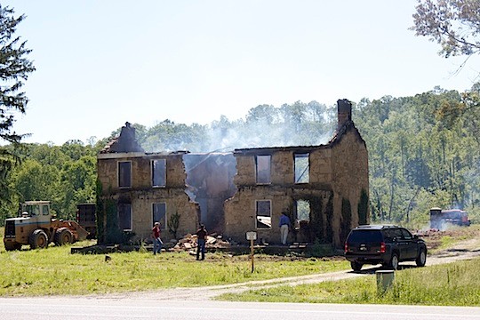 Demolition of the Garred Home