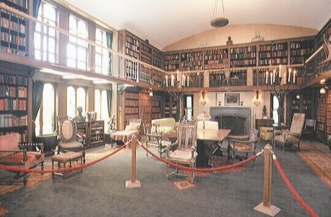 The library inside the Ames Mansion. (Kristin Norwood, 2012.)