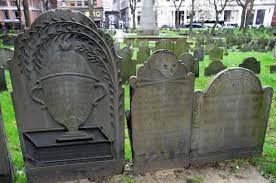 Examples of gravestone carvings (image from Wikimedia)