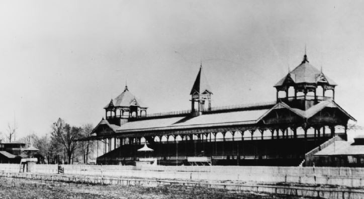 The original 1875 Grandstand (image from the Courier-Journal)
