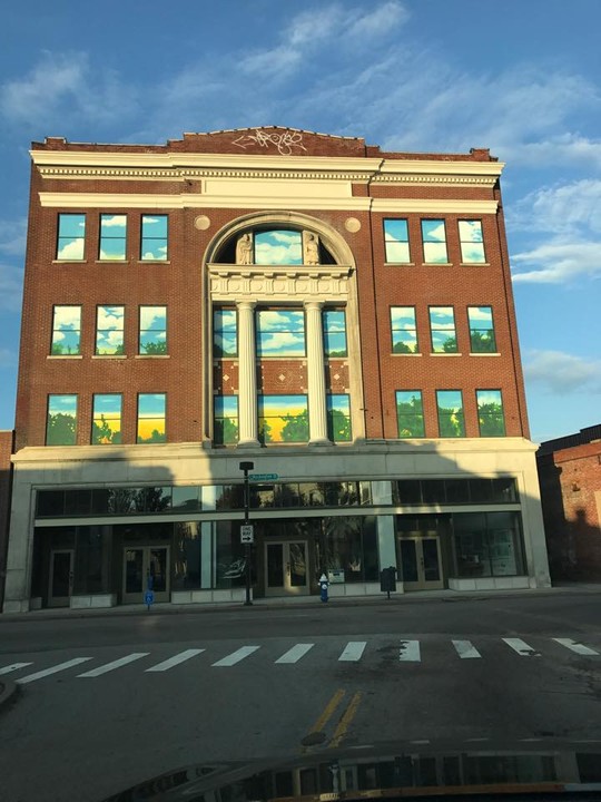 The current condition of the Staats Hospital Building. 