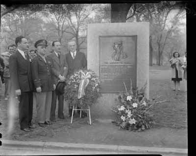 Lafayette Mall marker (image from Boston Public Library)