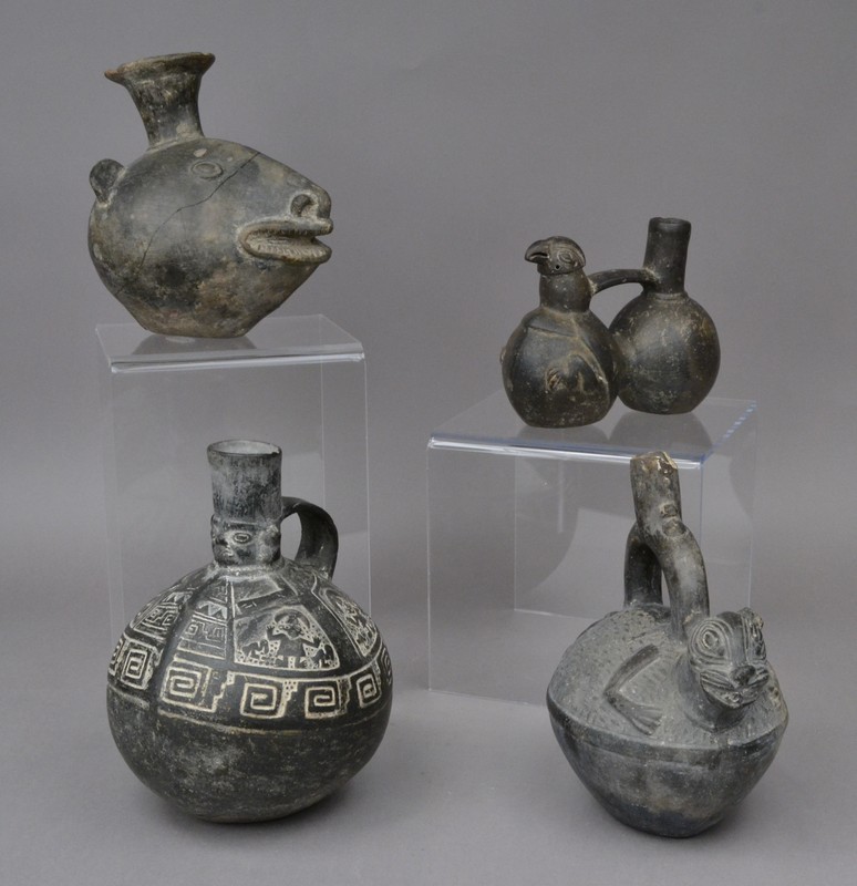 Chimu pottery from the Ancient World collection (image from The Boston Children's Museum)