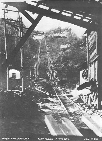 This incline once transported people and materials from the top of the mountain to the bottom and vice versa.