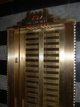 Elevator in the lobby