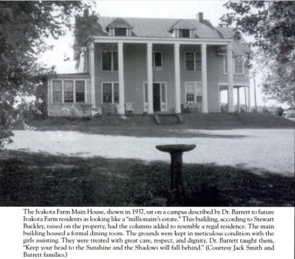 The Main House at the Ivakota Farm.