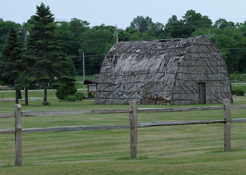 The Huron longhouse