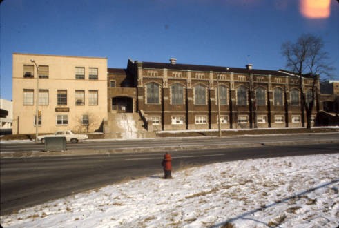 The Old Gym seen from 16th and Clybourn 