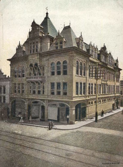 In 1901, a three-story edifice considered very handsome in its day, replaced the fifty-year old structure, and a resolution was passed that no liquor-selling concern should be allowed to rent any of the business space. 