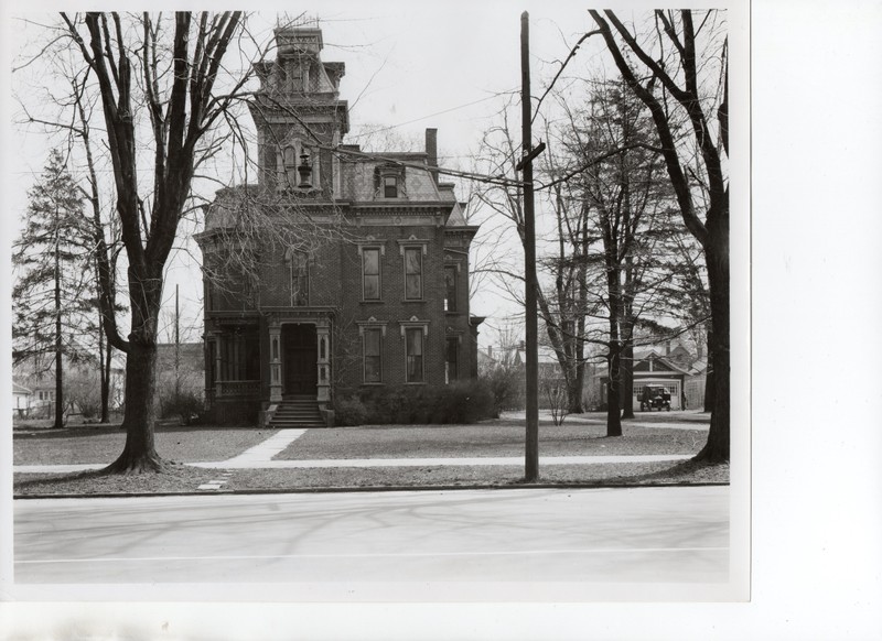 Second Empire Style razed in 1934 (South Main Street Collection)