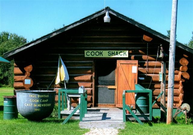 The cook shack and the 1941 cooking pot