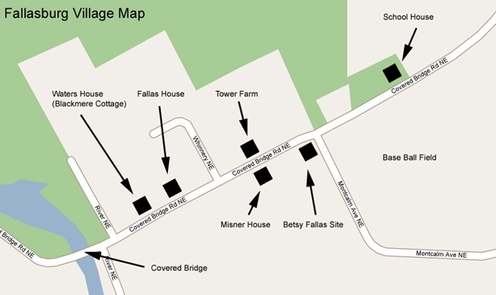 Fallasburg Village Map