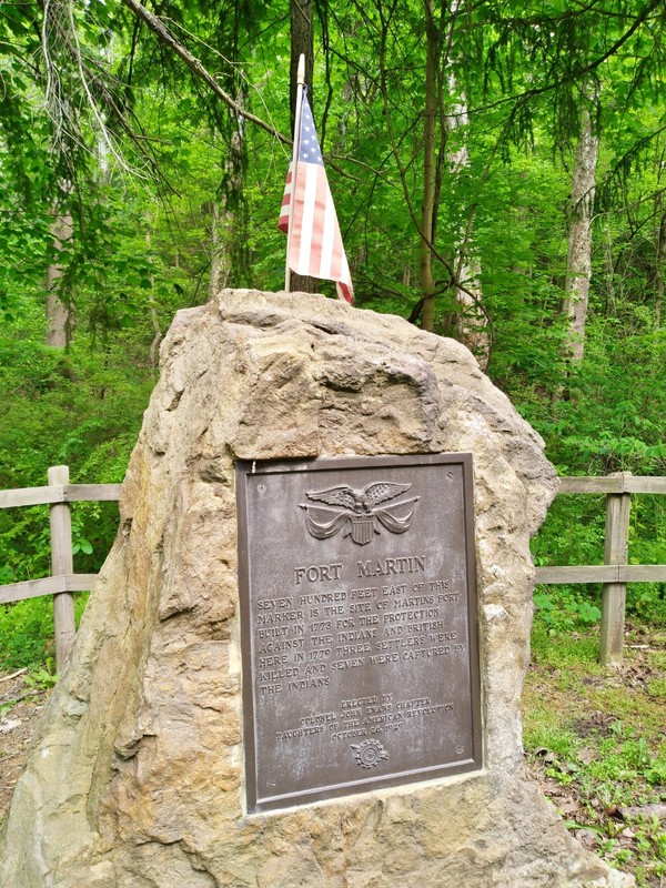 Fort Martin DAR marker