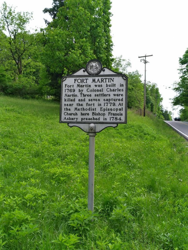 Fort Martin historic marker