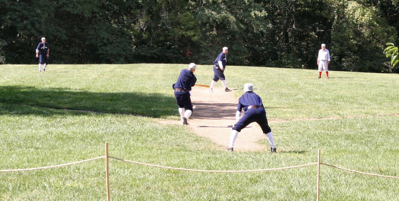 1886 Baseball demonstration at the park