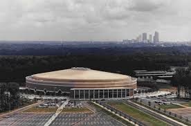 Photo of the Charlotte Coliseum from the outside