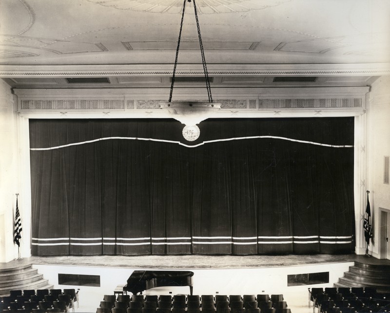 Auditorium in Holloway Hall, 1920s