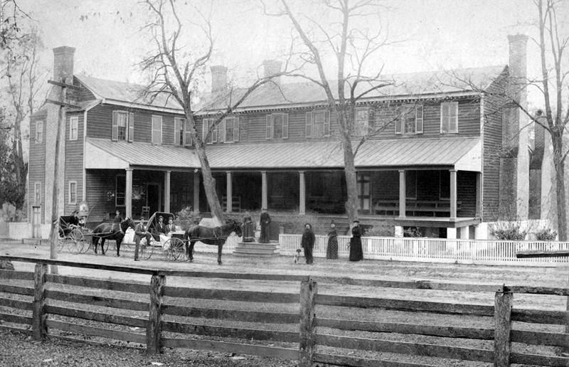 Hanover Tavern as it existed in 1891.