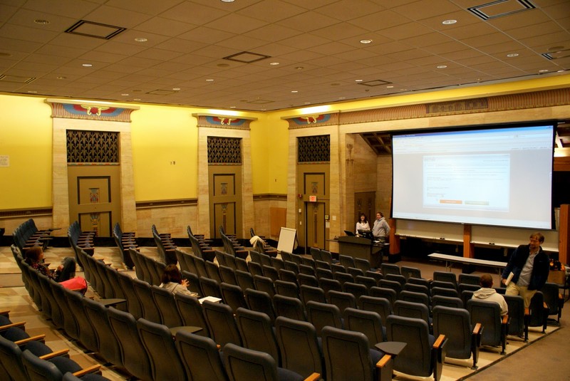 One of the building's classrooms. Courtesy of VCU
