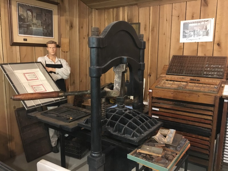 Printing presses have been in use in the Western world since the mid-1400s and continued to be used up until the computer age.