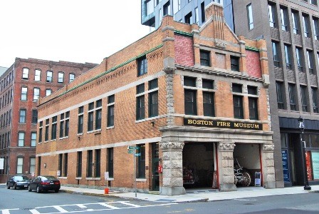 The Boston Fire Museum, at the former station house at 344 Congress Street (image from the Boston Fire Museum)