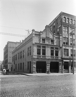The station house at 344 Congress Street (image from the Boston Fire Museum)