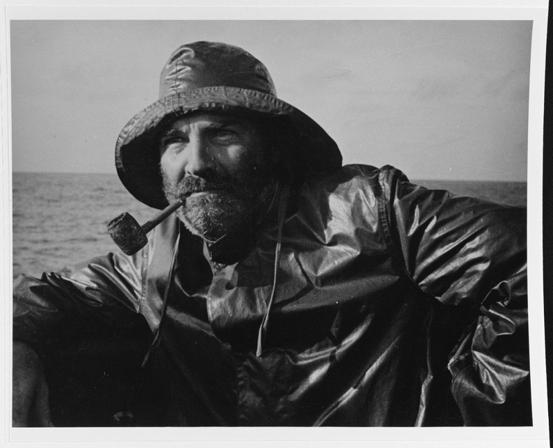 Lt. Cmdr. Creed C. Burlingame, Silverside's commanding officer during the submarine's first war patrol. National Archives, RG80.