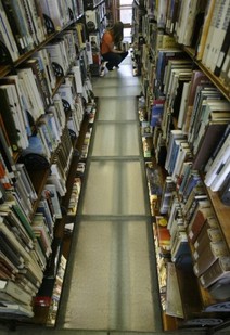 Glass floors in the non-fiction section