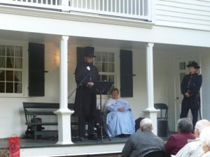 Speech reenactment by Abe Lincoln.