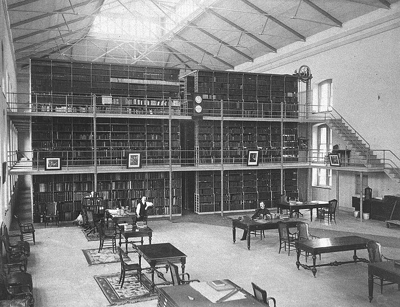 Interior view of the Surgeon General's library