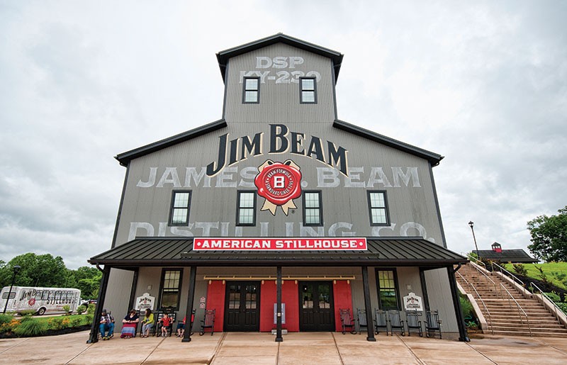 Jim Beam is the world's most famous bourbon. Visitors can learn all about how its made and even get a taste at the Jim Beam American Stillhouse at the Jim Beam Distillery in Clermont, Kentucky.