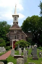 Gloria Dei / Old Swedes' Church and Burial Ground (image from Historic Markers Database)