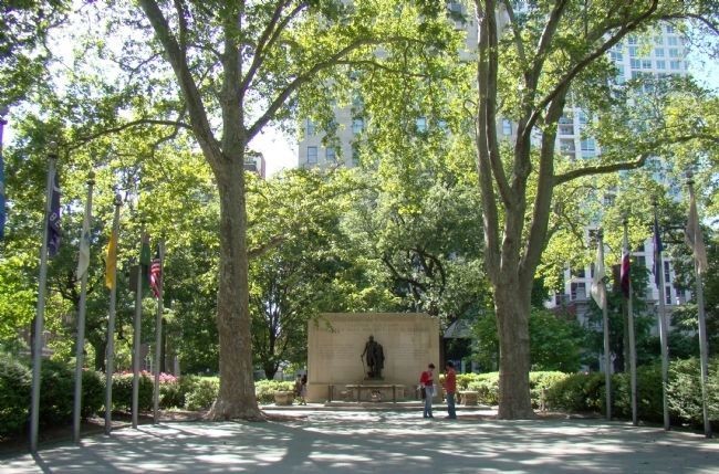 Tomb of the Unknown Soldier in Washington Square (image from Historic Marker Database)