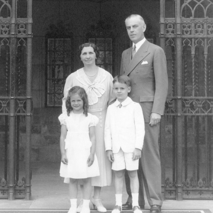 The Dodge-Wilson Family: Matilda, Alfred, and two of their children