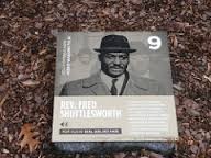 This marker is one of many tributes to Shuttlesworth's life in the city of Birmingham. The airport now bears his name and there is a statue of Shuttlesworth at the entrance to the Birmingham Civil Rights Institute.