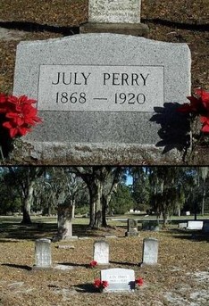 Grave Site of July Perry, Greenwood Cemetery, Orlando, FL
