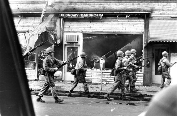 The National Guard on Linwood