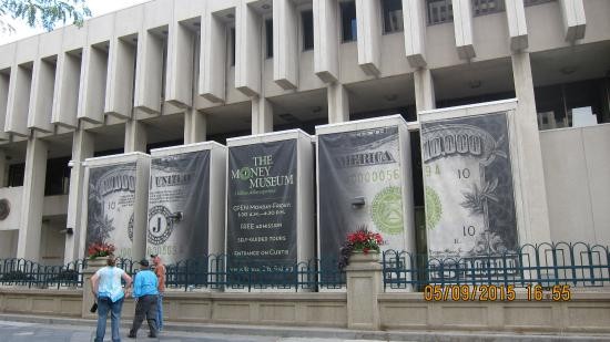 The Money Museum is located inside the Denver branch of the Federal Reserve Bank.