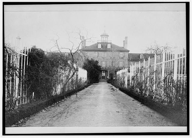South facade of the quarantine station, photographed circa 1890 (image from the Historical Society of Pennsylvania)