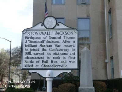 WV Historical Marker, located at the courthouse.